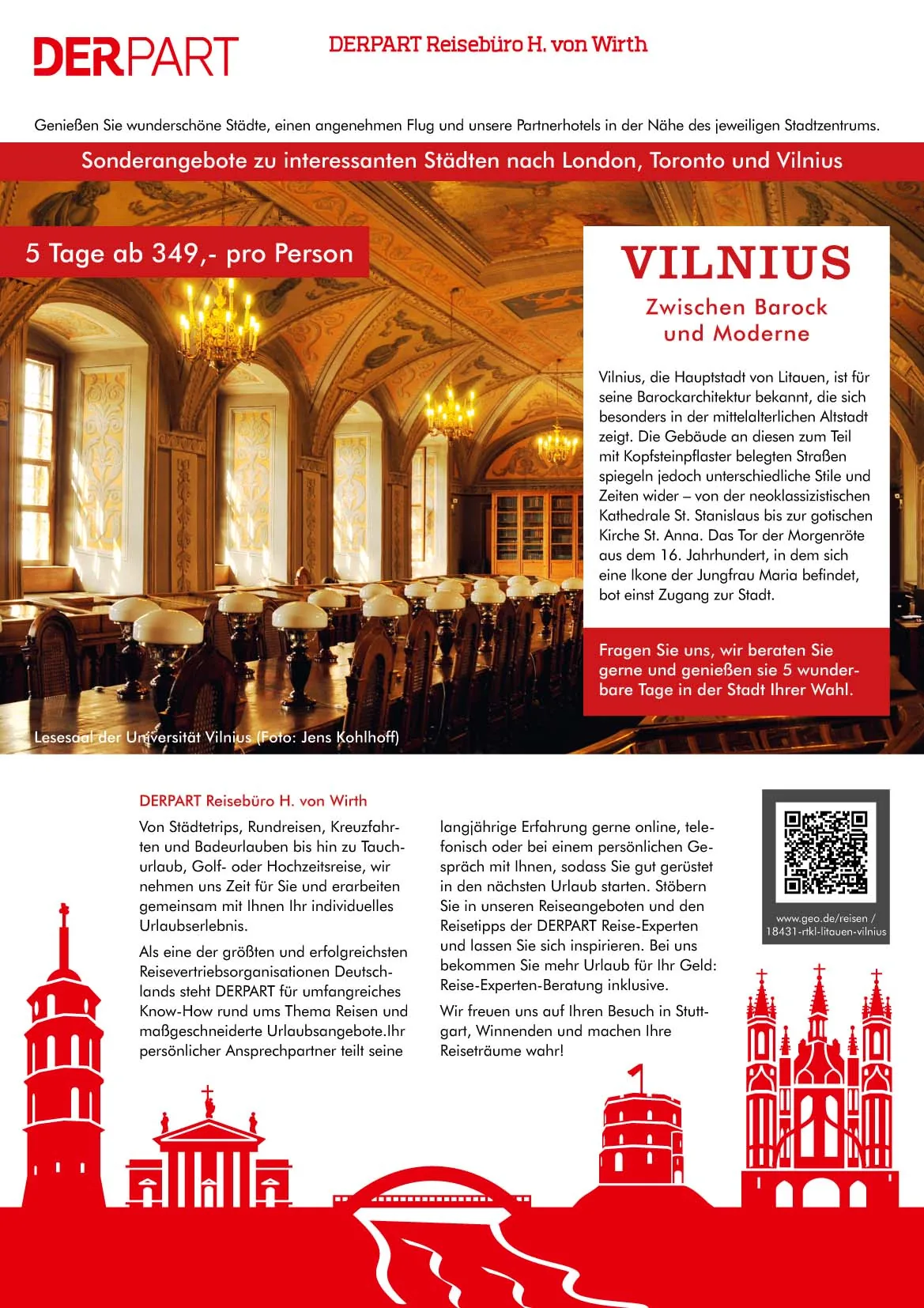 Schaufensterplakat Vilnius
